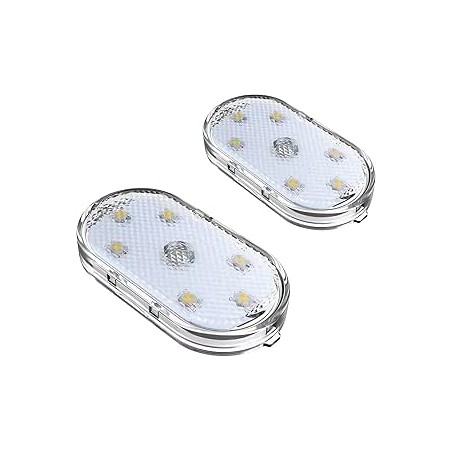 Éclairage d'ambiance Intérieur de Voiture, LED Tactile USB Rechargeable, Mini, 7 Couleurs, lumière Douce et décorative pour inté