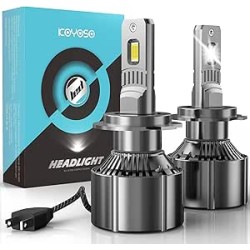 KOYOSO Ampoules H7 LED 32000LM 180W pour 12V Automobiles, 6500K Blanc