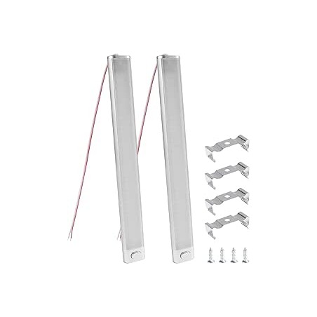 Flaconi 2PCS LED Voiture Interieur,12v Barre Lumineuse LED pour Voiture,1600LM 8W Lampe Voiture,Lumiere Voiture Interieur,Convie