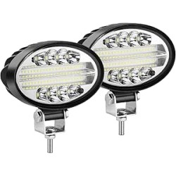 Willpower Phare de Travail LED Tracteur Ovale 14cm 5.5'' 24W Projecteur 12V 24V IP67 Etanche Feux Antibrouillard Inondation pour