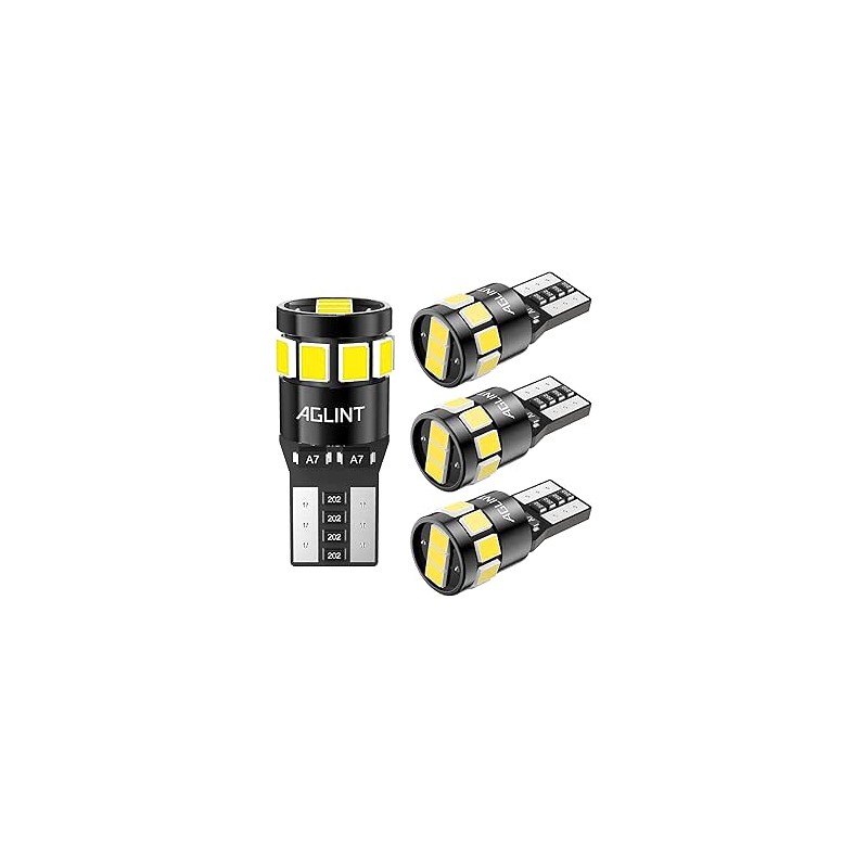 T10 W5W 194 LED Ampoules CANBUS Sans Erreur 4PCS 12V 12SMD 501 168 pour Voiture Intérieur Dôme Plafonnier Eclairage Coffre Feux 