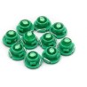 Sourcingmap® 10 pcs T4.7 LED verte Tableau de bord Jauge ampoule lampe pour intérieur de voiture