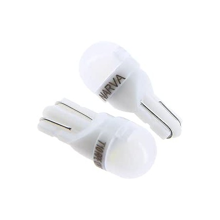 WRC 007362-2 ampoules automobile LED T10 12V (W5W) - Eclairage interieur/Tableau de bord/Coffre/Plaque, blanc