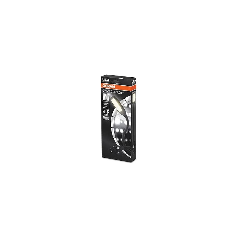 OSRAM Onyx Copilot M+ 7, liseuse LED pour l'intérieur du véhicule, Connexion Via Allume-Cigare, Onyx M+7, boîte Pliante (1 pièce
