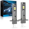 Sycreek H1 LED 24000LM 90W, Ampoule LED H1 1:1 Mini Design 6500K Blanc Froid,Kit be Conversion Halogène, Ampoule de Phare pour 1