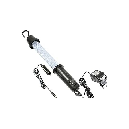 as - Schwabe Lampe LED rechargeable - 200 Lumens / 3 W - 60 LEDs - blanc froid 6400K - batterie NiMH 1800mAh - charge secteur + 