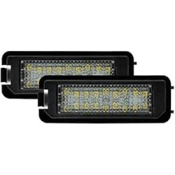 AUTO-STYLE Eclairage des Plaques d'Immatriculation LED compatible avec Audi/Volkswagen/Skoda/Seat/Porsche/Bentley divers modèles