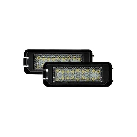 AUTO-STYLE Eclairage des Plaques d'Immatriculation LED compatible avec Audi/Volkswagen/Skoda/Seat/Porsche/Bentley divers modèles