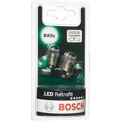 Bosch -T4W LED Retrofit lampes auto - 12 V 1 W BA9s - 2 ampoules