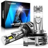 NOVSIGHT Ampoule LED H11-27000LM 6500K Blanc Froid Haute Puissance Led H11 Voiture, 70W 1:1 Taille H11 Halogène Remplacement, IP